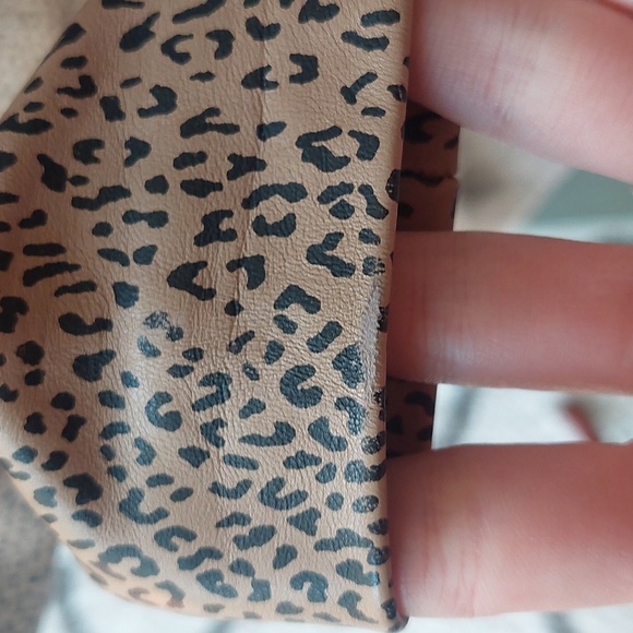 Michael Hoban North Beach Printed Leather Leopard Pattern Dress size Sma… - Picture 9 of 9